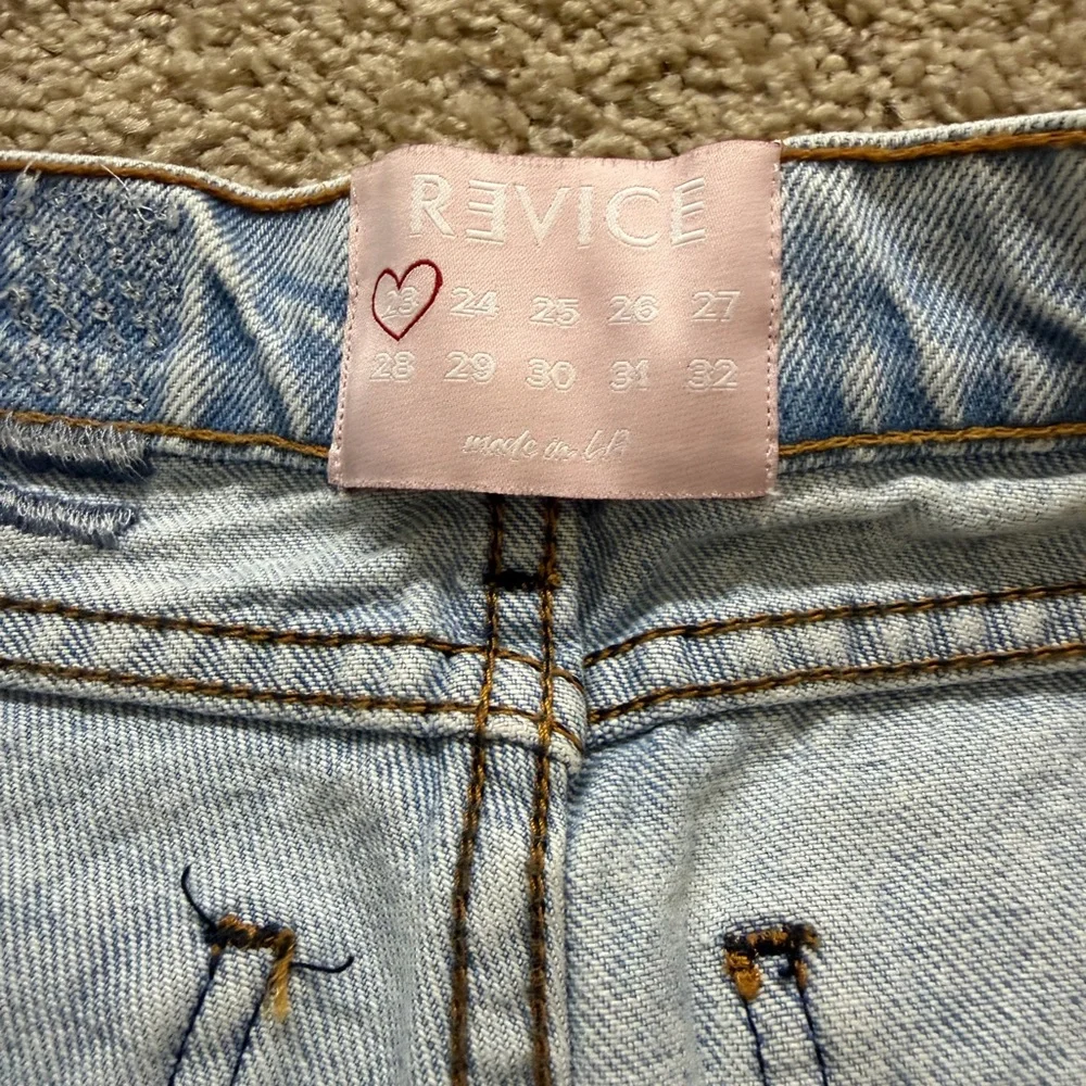 REVICE Light Blue Flare Jeans - Picture 3 of 5